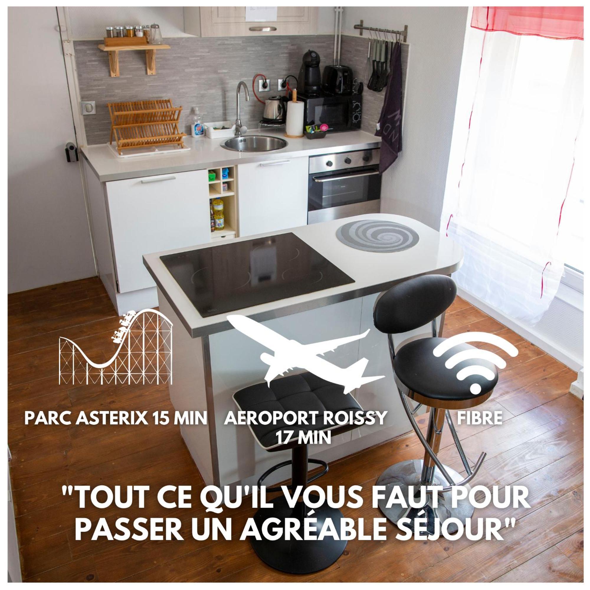 The Private Apartment Roissy 15 Min Parc Asterix Chantilly La Chapelle-en-Serval Eksteriør billede